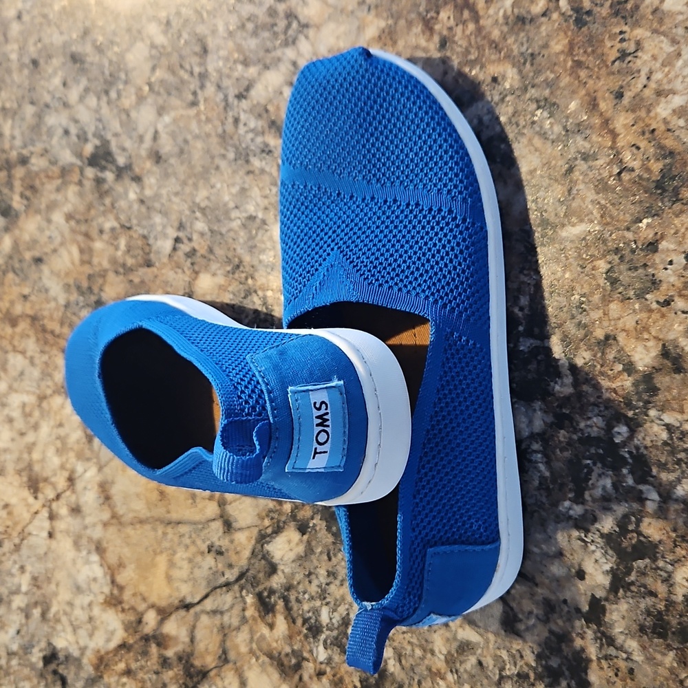 Toms Junior 2 Slip-on Mesh Blue Shoes‎